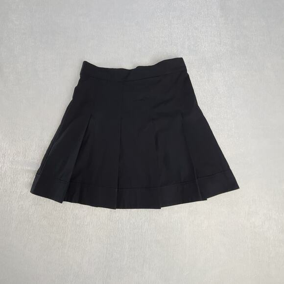 Banana Republic women's pleated peplum skirt black NWT Size 8 Office career Goth - Picture 3 of 7